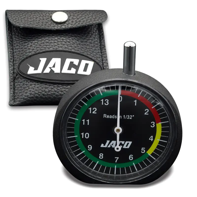 TreadPro Dial-Type Tire Tread Depth Gauge — 1/32″ Graduations