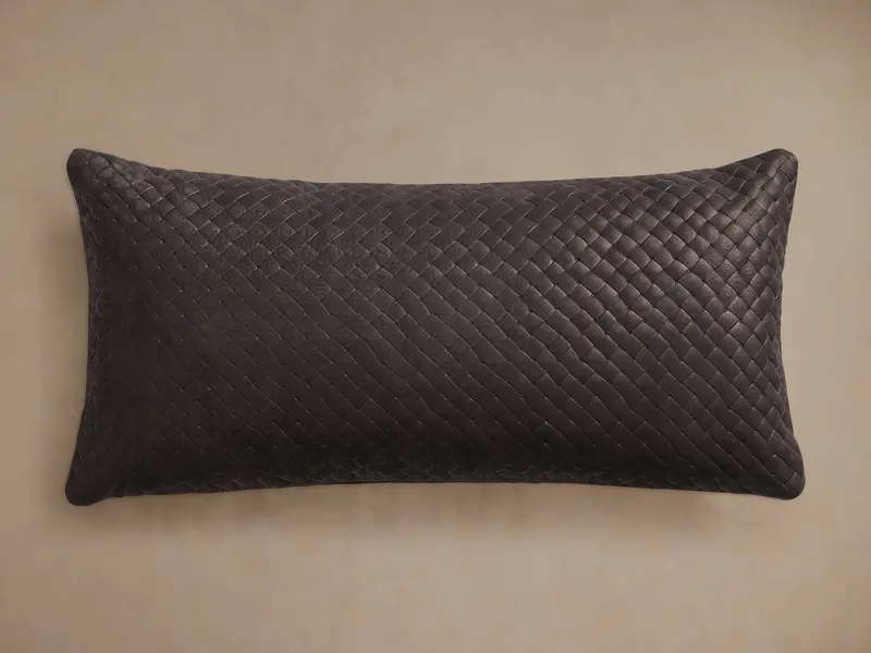 Treccia Handwoven Lumbar Pillow