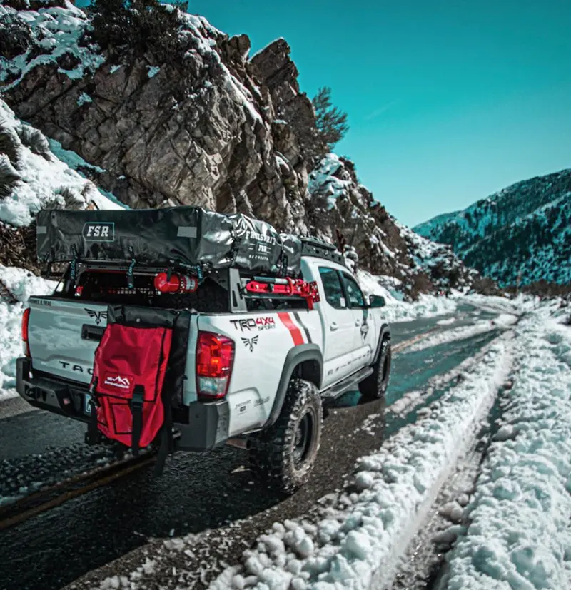 Truck Tailgate-Mounted Trash and Gear Storage Bag