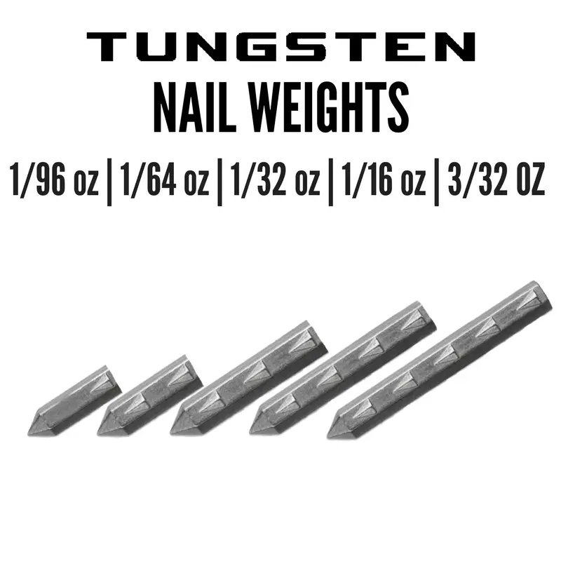 Tungsten Nail Sinkers for Precision Rigging