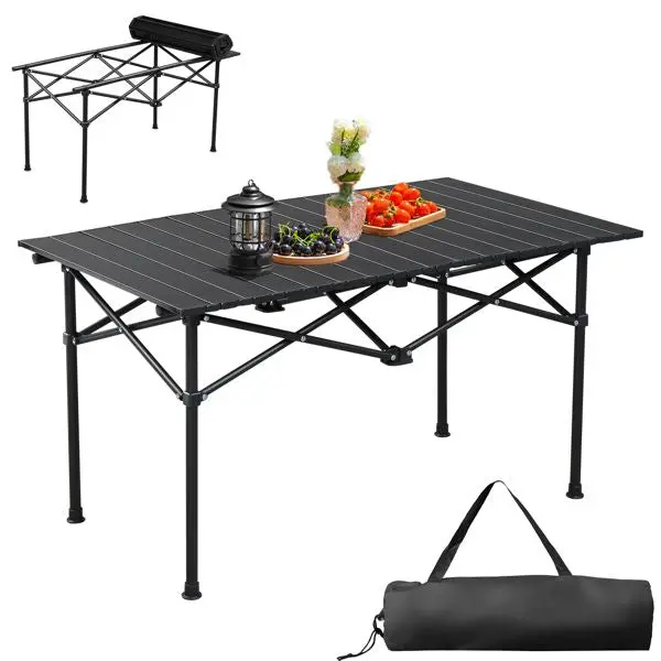 Ultralight Folding Camping Table – Compact BBQ & Picnic Surface