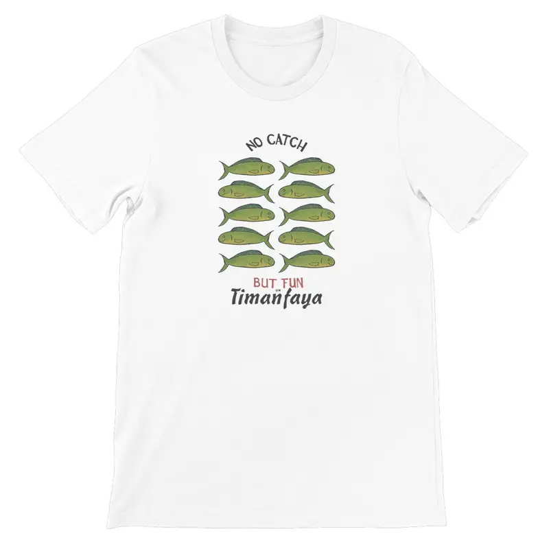 Unisex Fine Jersey Tee – Timanfaya Inspired (AQUA HMP2)