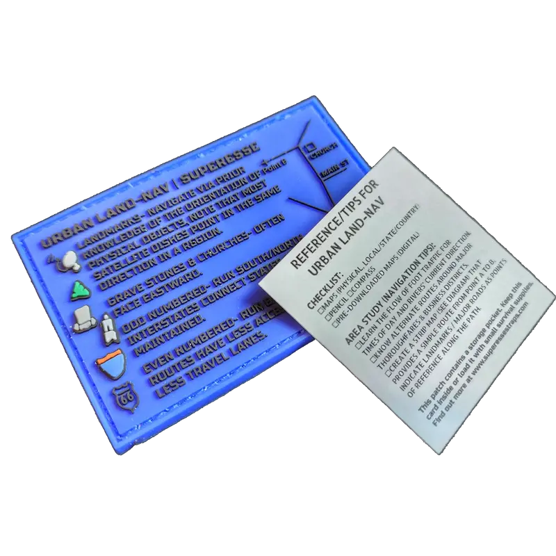 Urban Land-Nav Storage Patch – Strip Map Diagram + Contingency Navigation Tactics