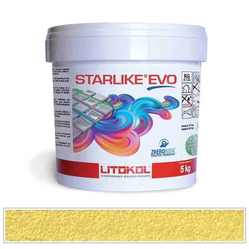 Vanilla Yellow Starlike EVO Epoxy Grout (600 Series)