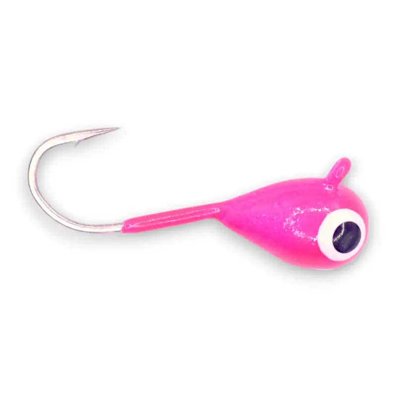 Vibrant Pink Glow Tungsten Jig
