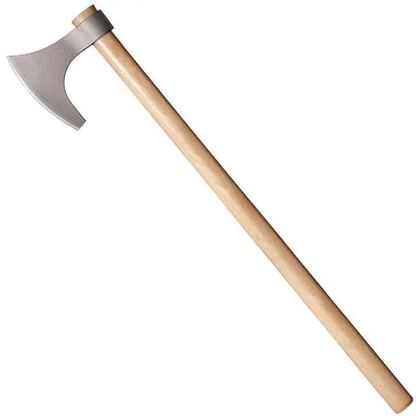 Viking-Style Hand Axe with 30-Inch Grain Hickory Handle