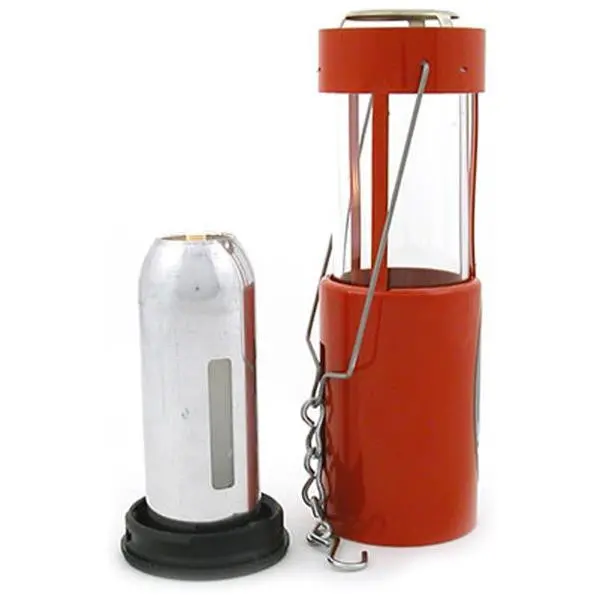 Vintage-Style Painted Candle Lantern – Red Finish, Classic Ambient Lighting Fixture