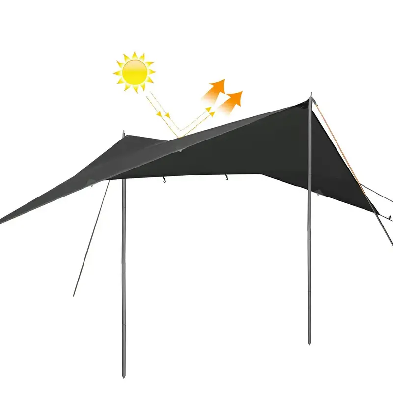 Waterproof Lightweight Camping Tarp for Shelter, Rainfly, or Groundsheet