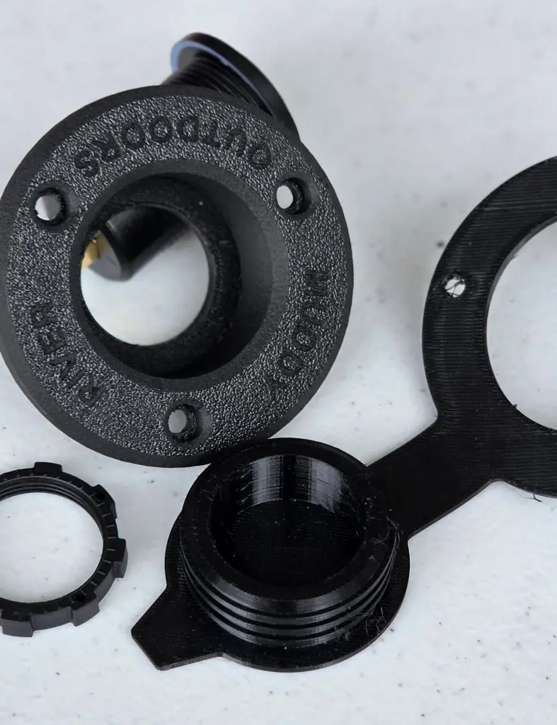 Weatherproof 12V Power Plug Mount and Cover for Diesel Heaters and Outdoor Outlets