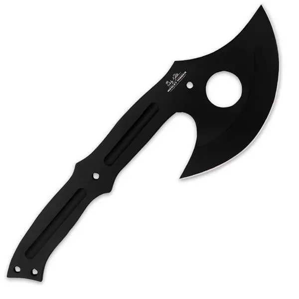 Wes Hibben Cloak Series Throwing Axe – Hand-Forged Head with Genuine Leather Sheath
