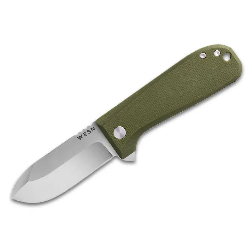 WESN The Allman Titanium Pocket Knife – Minimalist EDC Folding Blade