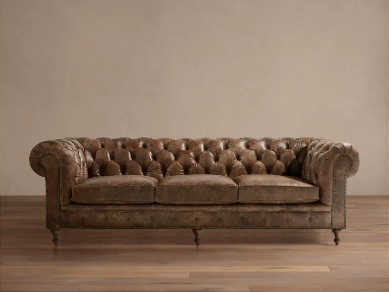 Wessex Full-Grain Leather Sofa