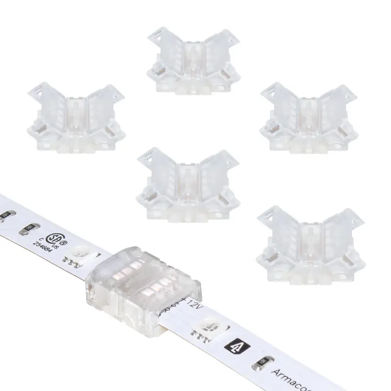 WireGrip 4-Pin RGB LED Strip Splice Connector – Tape-to-Tape Joining
