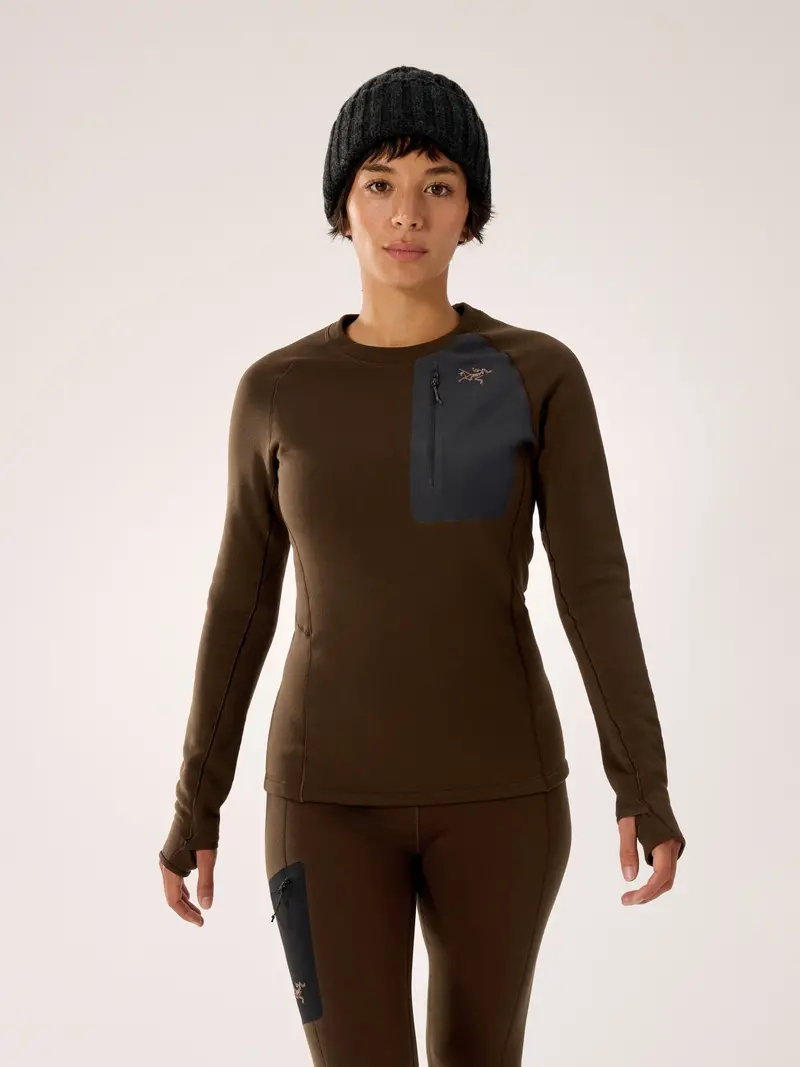 Women’s Kyanite Crew-Neck Baselayer Top