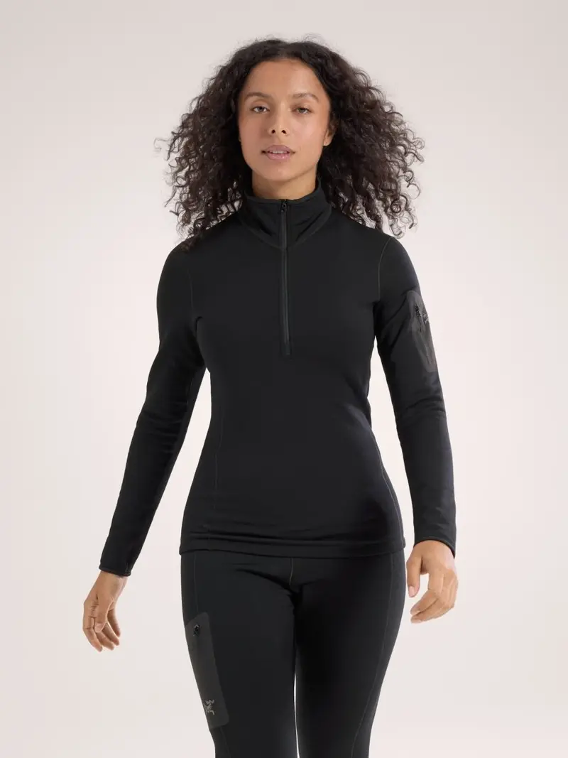 Women’s Kyanite Thermal Base Layer with Full-Zip Neck