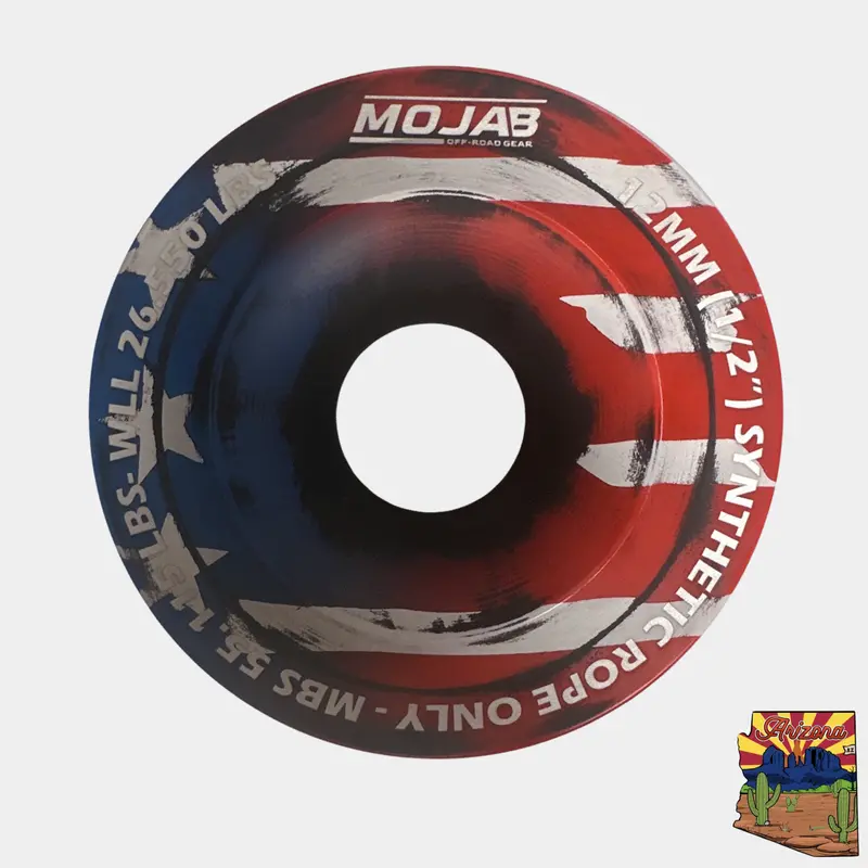 XL American Flag Snatch Ring – 4.7″ Diameter Decorative & Functional Hardware
