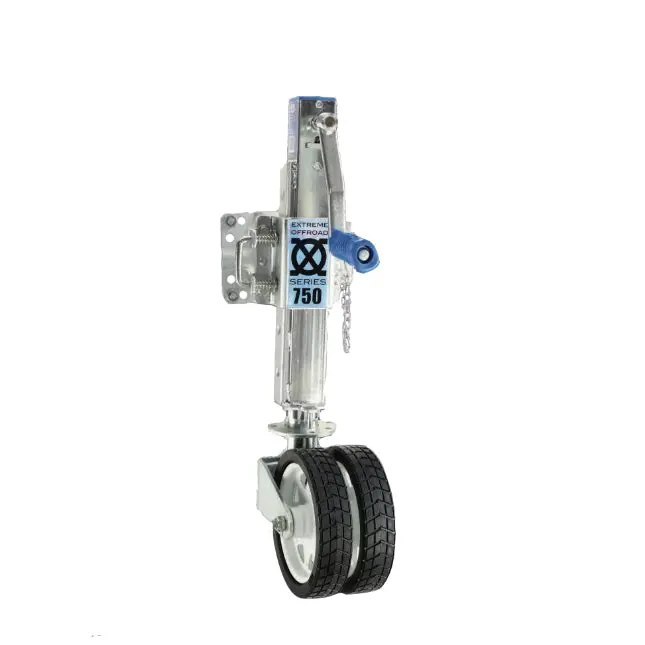XO750 Silver Tube-Mount Trailer Jack