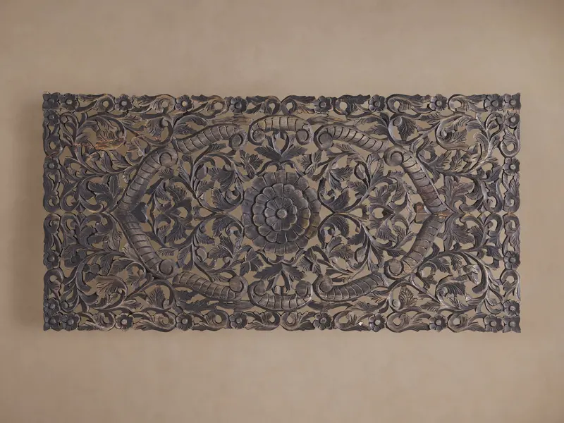 Yamuna Handcrafted Medallion Wall Panel