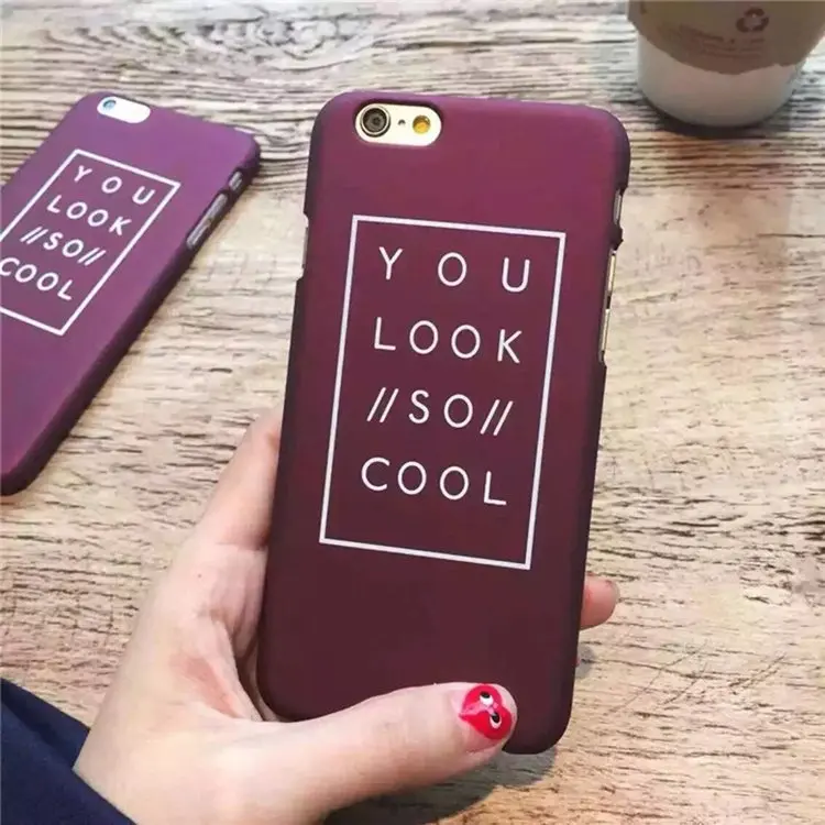 ‘You Look So Cool’ iPhone Case – Confident Minimalist Statement Cover