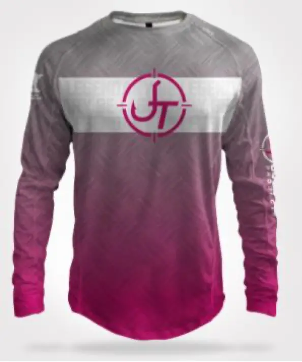 Youth Sublimated UPF 50+ Sun Protection Tee – Pink