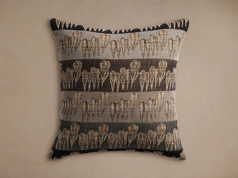 Zaria Handwoven Cotton Pillow Cover with Subtle Texture