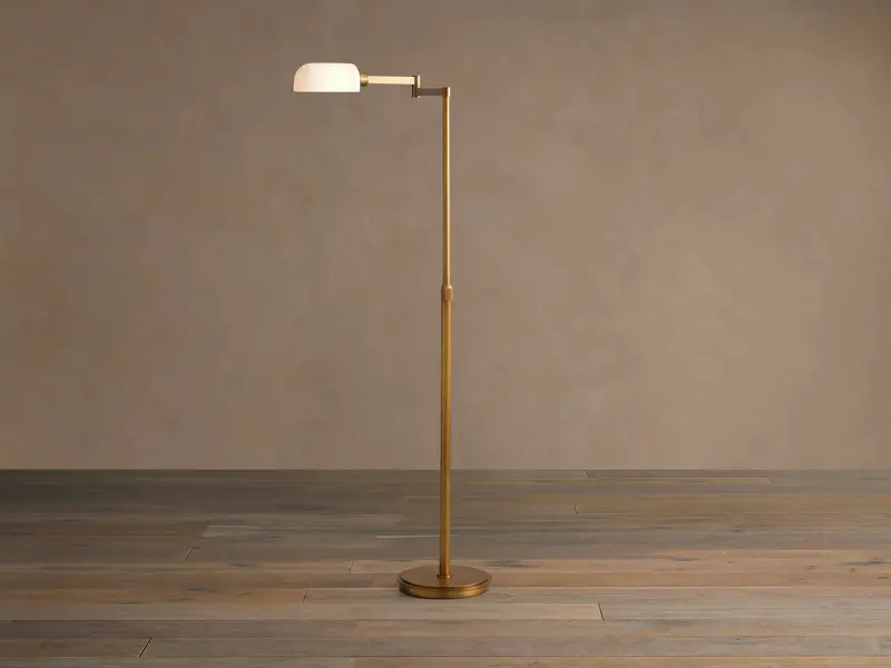 Zayd Adjustable Swing-Arm Floor Lamp